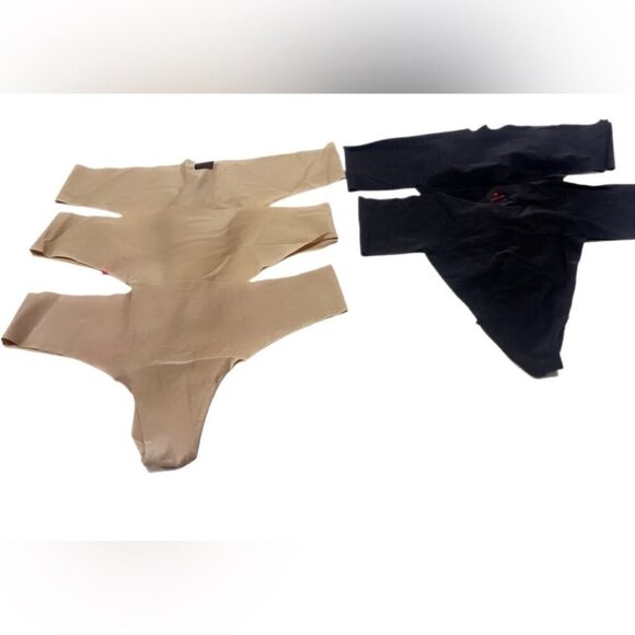 NWT La Senza beige lightweight comfy modal all day wear thong underwear panty M - Picture 2 of 2